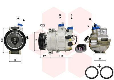 VAN WEZEL kompresorius, oro kondicionierius 0300K029